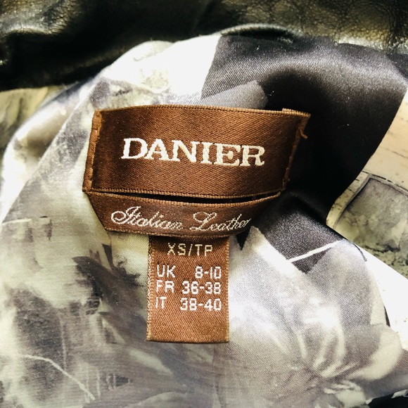 Danier Black Leather Jacket - Picture 3 of 4